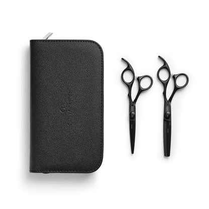 Olivia Garden Set Xtreme Mat black scissors - 575 & 635