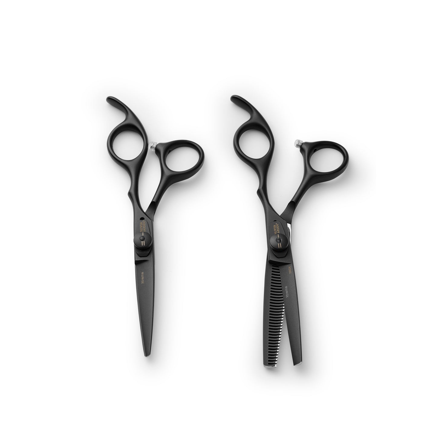 Olivia Garden Set Xtreme Mat black scissors - 575 & 635