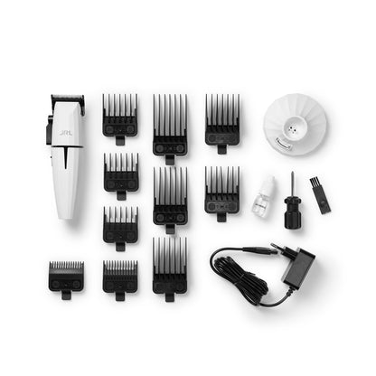 JRL ONYX PRO CORDLESS HAIR CLIPPER WHITE