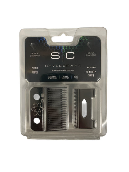 Stylecraft Saber professional metal trimmer with brushless motor and gold titanium or DLC T-blade