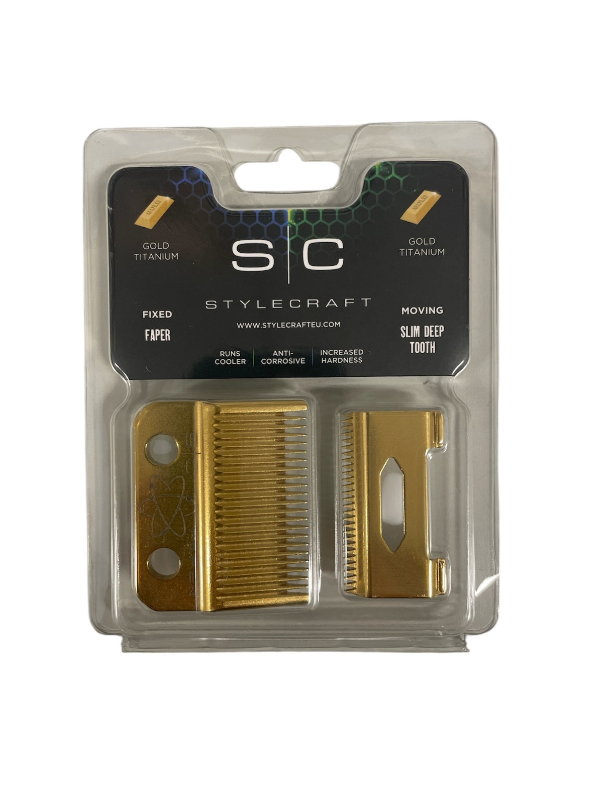 Stylecraft Saber professional metal trimmer with brushless motor and gold titanium or DLC T-blade